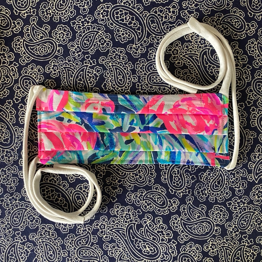 Lilly Pulitzer Flamenco Beach PPE Mask